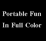 Игра Game Boy Color Promotional Demo