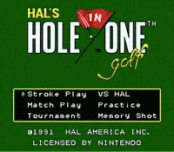 Игра HAL's Hole in One Golf