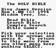 Игра King James Bible