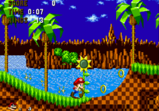 Игра Mario in Sonic 1 (Somari)