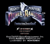 Игра Mighty Morphin Power Rangers - The Movie