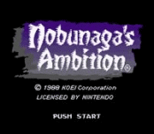 Игра Nobunagas Ambition