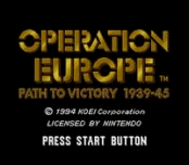 Игра Operation Europe - Path to Victory 1939-45