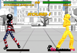 Игра Stickman Fighting 3D / Бои Стикменов 3Д
