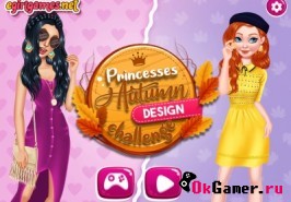 Игра Princesses Autumn Design Challenge / Осенний конкурс дизайна принцесс
