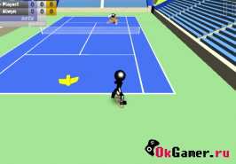Игра Stickman Tennis 3D / Теннис со стикменами 3Д