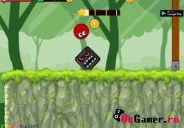 Игра Ball Hero Adventure: Red Bounce Ball (Приключение шарика героя: Красный попрыгунчик)