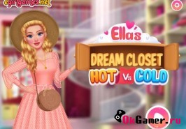 Игра Ella's Dream Closet Hot vs Cold / Шкаф мечты Эллы: горячее и холодное