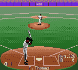 Игра Frank Thomas Big Hurt Baseball (Sega Game Gear)