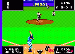Игра Reggie Jackson Baseball (Sega Master System)