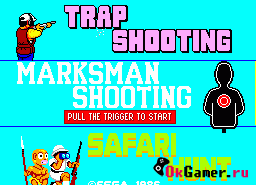 Игра Trap Shooting - Marksman Shooting - Safari Hunt (Sega Master System)