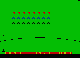 Игра Alien Attack (ZX Spectrum)