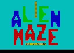 Игра Alien Maze (ZX Spectrum)