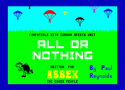 Игра All or Nothing (ZX Spectrum)