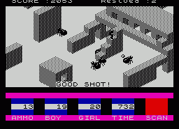 Игра Ant Attack (ZX Spectrum)