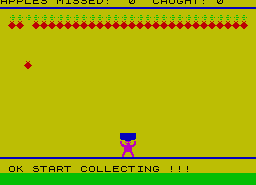 Игра Apple Catcher (ZX Spectrum)
