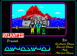 Игра Aquasquad (ZX Spectrum)