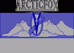 Игра Arcticfox (ZX Spectrum)