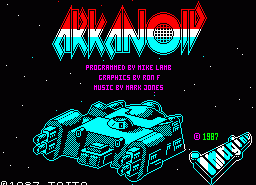 Игра Arkanoid (ZX Spectrum)