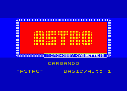 Игра Astro (ZX Spectrum)