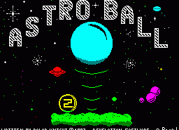 Игра Astroball (ZX Spectrum)