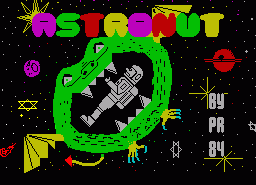 Игра Astronut (ZX Spectrum)