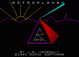 Игра Astroplaner (ZX Spectrum)