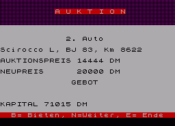 Игра Automarkt (ZX Spectrum)