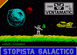 Игра Autostopista Galactico (ZX Spectrum)