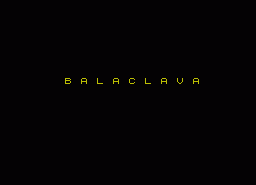 Игра Balaclava (ZX Spectrum)