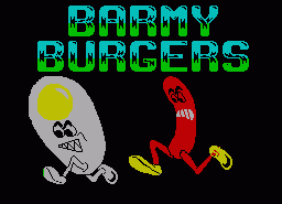 Игра Barmy Burgers (ZX Spectrum)
