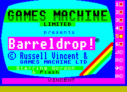 Игра Barreldrop (ZX Spectrum)
