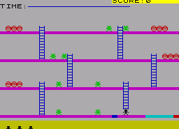Игра Barrels and Ladders (ZX Spectrum)