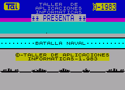 Игра Batalla Naval (ZX Spectrum)