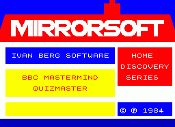 Игра BBC Mastermind Quizmaster (ZX Spectrum)