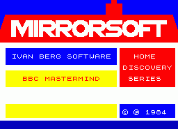 Игра BBC Mastermind (ZX Spectrum)