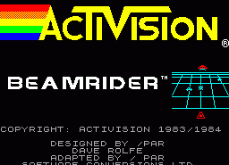 Игра Beamrider (ZX Spectrum)