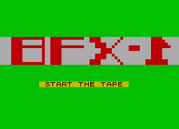 Игра BFX-1 (ZX Spectrum)