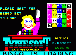 Игра Bingo (ZX Spectrum)