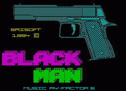Игра Black Man (ZX Spectrum)