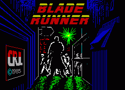Игра Blade Runner (ZX Spectrum)