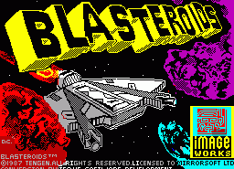 Игра Blasteroids (ZX Spectrum)