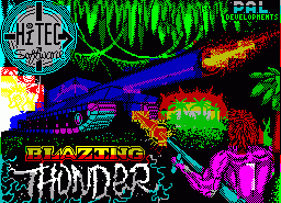Игра Blazing Thunder (ZX Spectrum)