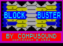 Игра Block-Buster (ZX Spectrum)