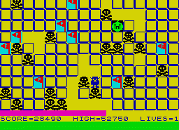 Игра Blokman (ZX Spectrum)