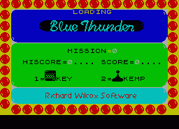 Игра Blue Thunder (ZX Spectrum)
