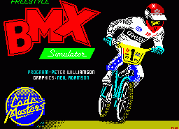 Игра BMX Freestyle (ZX Spectrum)