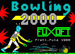 Игра Bowling 2000 (ZX Spectrum)