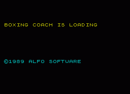 Игра Boxing Coach (ZX Spectrum)