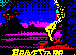 Игра BraveStarr (ZX Spectrum)